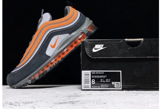 Total 921522-013 Nike Max Air 97 Grey Orange-Black Wolf 0917